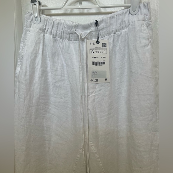 Zara linen straight leg joggers-relaxed fit-Never worn, new with tags. - Picture 12 of 15